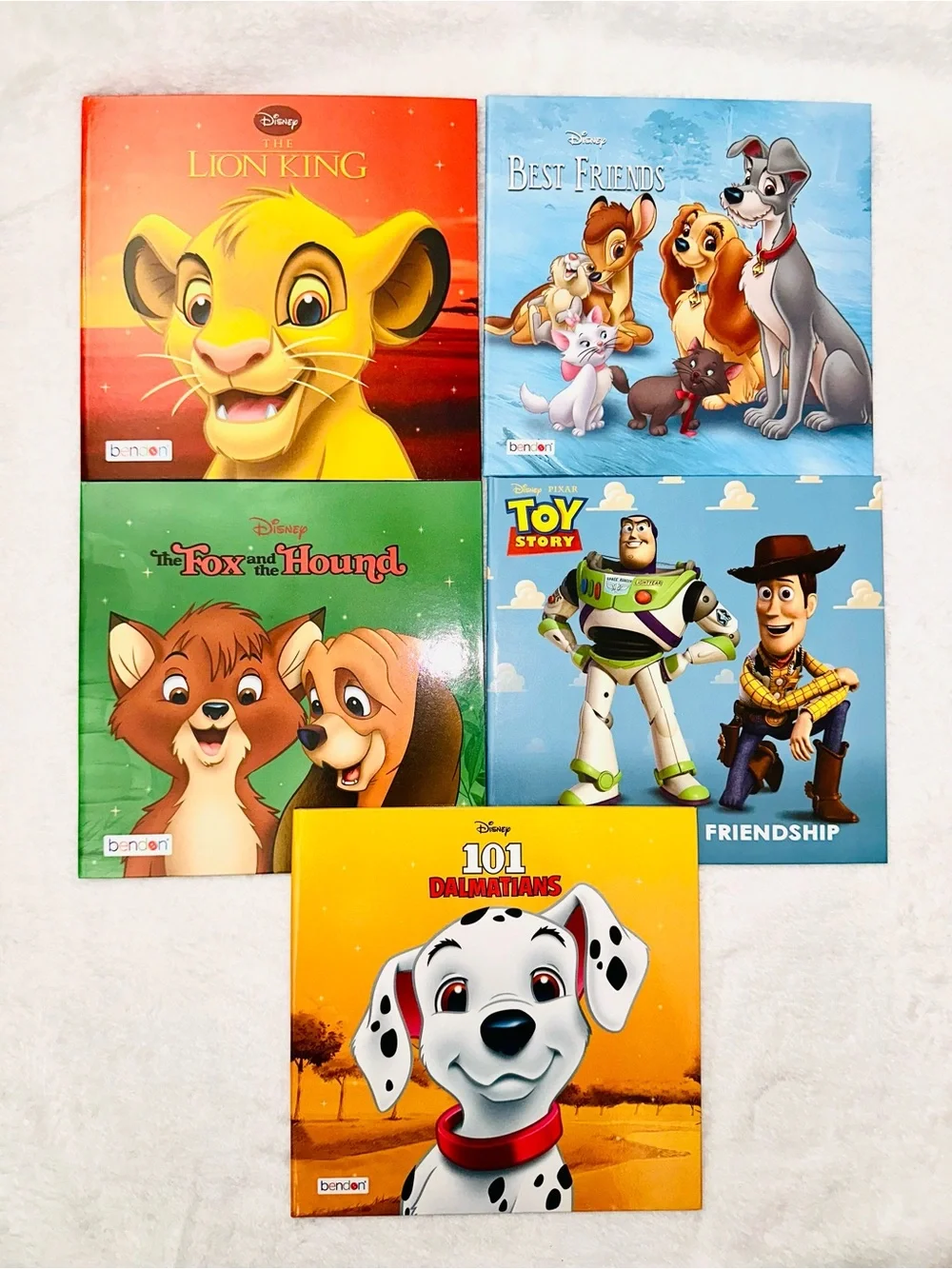 New 5pc Disney Children’s Book Bundle